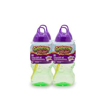 Gazillion 8 Ounce Bubble Solution 4 Pack - Great Bubbles for Kids, Great for Kids Parties, Non-Toxic...