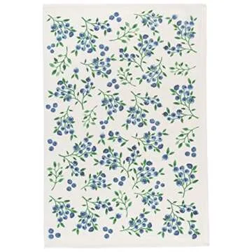 Now Designs Berry Patch Dish Towels Set of 3 - Absorbent and Cute