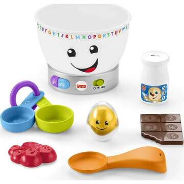 Fisher-Price Mixing Bowl Toy - Learn & Play Fun