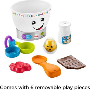 Fisher-Price Mixing Bowl Toy - Learn & Play Fun