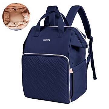 Leudes Knitting Bag Backpack, Yarn Storage Organizer Large Crochet Bag Tote Christmas Gift Yarn Hold...