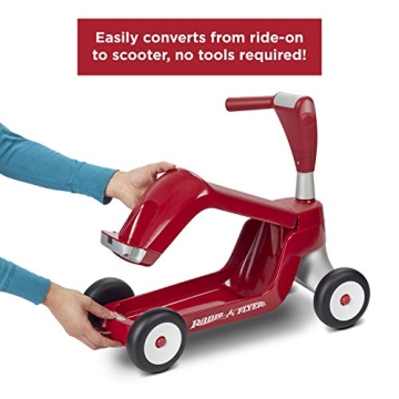 Radio Flyer Scoot 2 Scooter for Toddler Fun at Ages 1-4