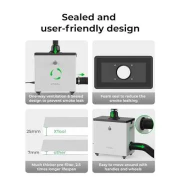 xTool Smoke Purifier for Laser Engravers 99.97% Efficiency