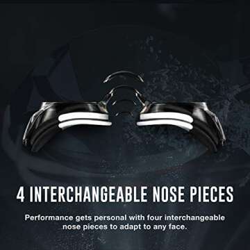 Speedo Women's Vanquisher 2.0 Swim Goggles for Comfort