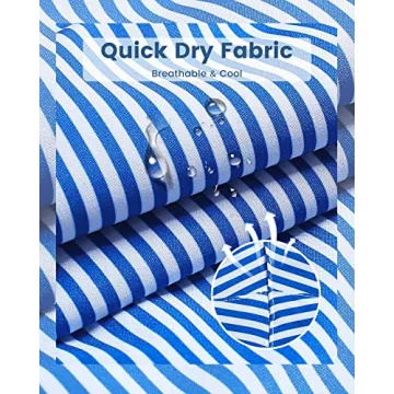 Maamgic Men's Swim Trunks with Compression Liner and Pockets