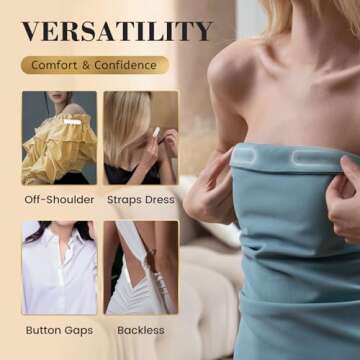 80 Strips Double Sided Tape for Clothes and Fashion, Clothing Tape to Keep Clothes in Place, Dress Tape Fabric to Skin Heavy Duty,Transparent, All-Day Adhesive Strength and Gentle on Skin Body Tape