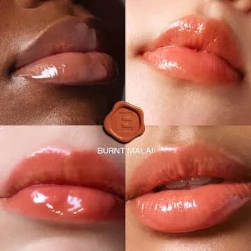 EADEM Le Chouchou Lip Softening Balm, Moisturizing Lip Gloss for Women, Lip Mask, Overnight Hydrating Luxury Lip Balm, 0.5 oz, Burnt Malai