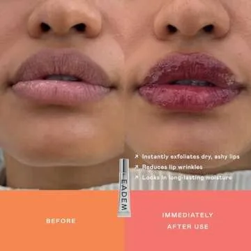 EADEM Le Chouchou Lip Softening Balm, Moisturizing Lip Gloss for Women, Lip Mask, Overnight Hydrating Luxury Lip Balm, 0.5 oz, Burnt Malai