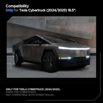 Spigen Tempered Glass Screen Protector [Glas.tR EZ FIT] designed for Tesla Cybertruck (2024/2025) 18...