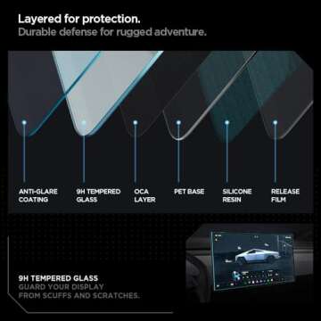 Spigen Tempered Glass Screen Protector for Tesla Cybertruck