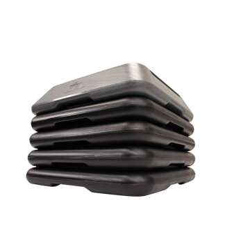 The Step Adjustable High Step Aerobic Platform with 4 Risers, Home Gym Workout Equipment, Fitness Stair Stepper Exercise Platform, Aerobic Exercise Equipment Made in the USA