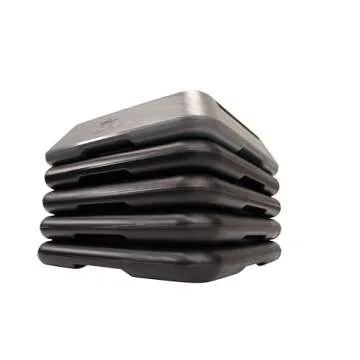 The Step Adjustable High Step Aerobic Platform with 4 Risers, Home Gym Workout Equipment, Fitness Stair Stepper Exercise Platform, Aerobic Exercise Equipment Made in the USA