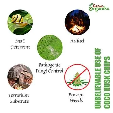 Coconut Husk Chips for Reptiles & Plants - Organic Bedding