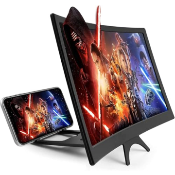 16 Inch Screen Magnifier & Foldable Stand – 3D Projector for All Smartphones
