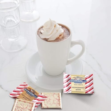 Ghirardelli Peppermint Bark Squares - Perfect Holiday Treats