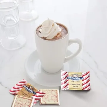 Ghirardelli Peppermint Bark Squares - Perfect Holiday Treats