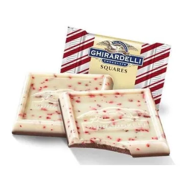 Ghirardelli Peppermint Bark Squares - Perfect Holiday Treats