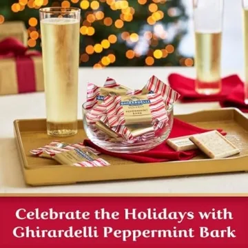Ghirardelli Peppermint Bark Squares - Perfect Holiday Treats