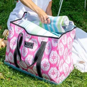 SCOUT 3 Girls Bag - Extra Large Utility Tote Bags For Women With Zipper - Sandproof Beach Tote Bag, Pool Bag, Travel Bag