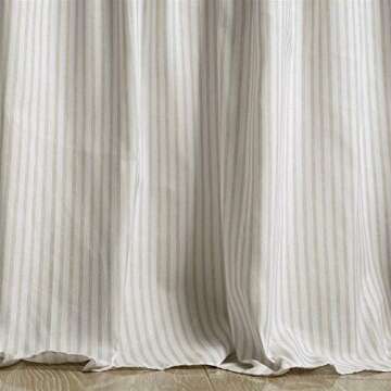 Lush Decor Wheat King Ticking Stripe Bedspread Vintage Chic Farmhouse Style Lightweight 3 Piece Set