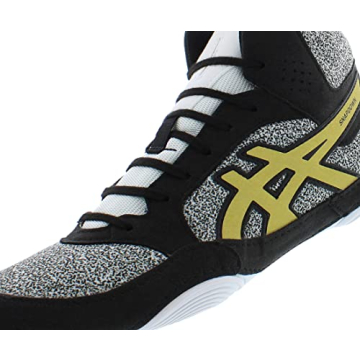 ASICS Unisex Snapdown 2 Wrestling Shoes White Rich Gold