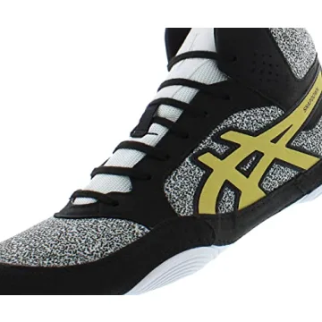 ASICS Unisex Snapdown 2 Wrestling Shoes White Rich Gold