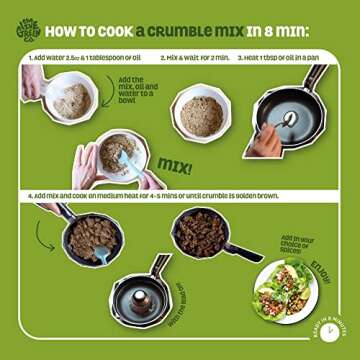 Meatless Crumble Mix - Vegan, Gluten-Free, Deliciously Healthy!