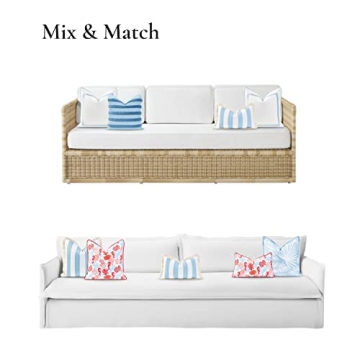 Hofdeco Premium Coastal Lumbar Pillow Cover 12x20