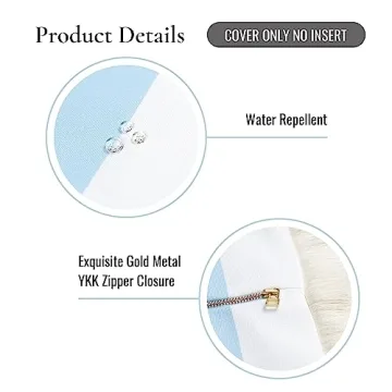 Hofdeco Premium Coastal Lumbar Pillow Cover 12x20