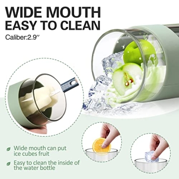 Kodrine 28oz Glass Water Bottle with Bamboo Lid