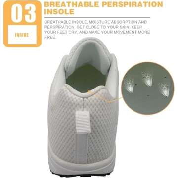 FOR U DESIGNS Fitness Walking Sneakers for Women