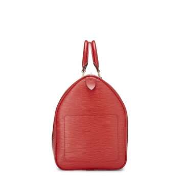 Louis Vuitton, Pre-Loved Red Epi Keepall 45, Red