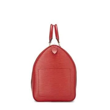 Louis Vuitton, Pre-Loved Red Epi Keepall 45, Red