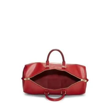 Louis Vuitton, Pre-Loved Red Epi Keepall 45, Red