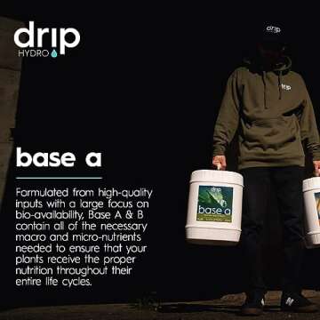 Drip Hydro Base A Gallon - Essential Nutrients for Plants