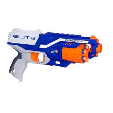 NERF N-Strike Elite Disruptor 6 Dart Rapid Fire NERF Gun Blaster Shoots 90 ft! (Twin Pack)