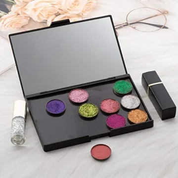 Customizable Magnetic Eyeshadow Palette with Mirror