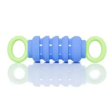 Krumples Pully Blue - Ridiculously Fun Fidget Playthings for All Ages Made from Food Grade Silicone! (Blue)