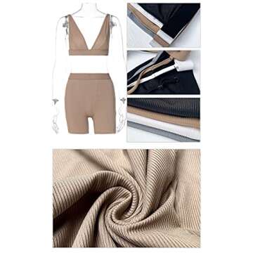 ZFLM Sleeveless V-Neck Crop Tops Leggings 2 Pieces Set Winter Women Fashion Streetwear Outfits Sportswear Tracksuit