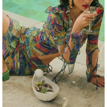 Stylish V Neck Ruffle Dress Summer Party Maxi Dress 2023