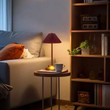 EJFOIEJ Portable LED Table Lamp - Touch Control & Rechargeable