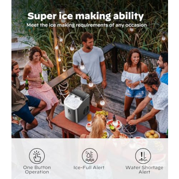 Silonn Nugget Ice Maker: Portable & Self-Cleaning