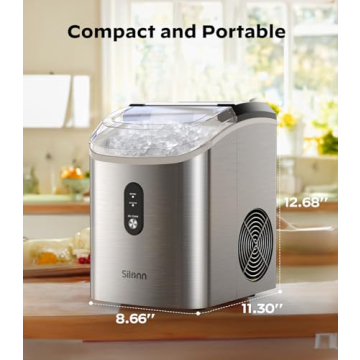 Silonn Nugget Ice Maker: Portable & Self-Cleaning