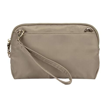 Travelon Anti-Theft Crossbody Clutch Sable Secure Stylish