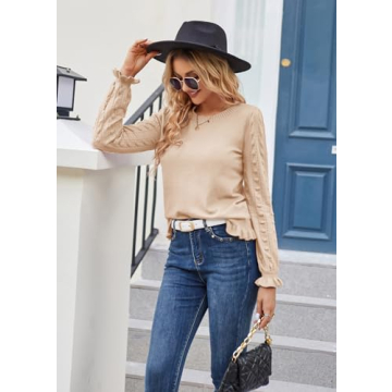 GRACE KARIN Women's Stylish Soft Pullover Sweater