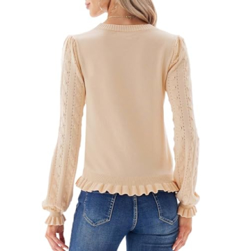 GRACE KARIN Women's Stylish Soft Pullover Sweater