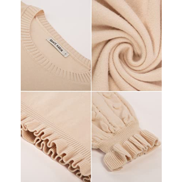 GRACE KARIN Women's Stylish Soft Pullover Sweater