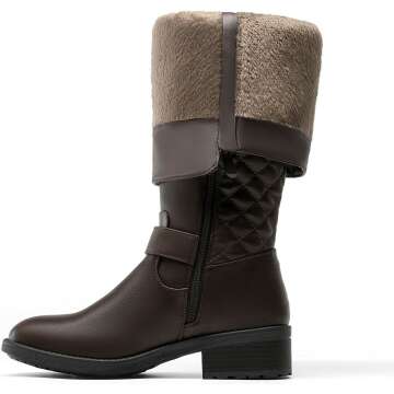 DREAM PAIRS Women's Knee High Riding Boots: Stylish Comfort