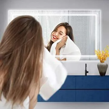 Shop WIHTU LED Full Length Mirror - Illuminated & Stylish