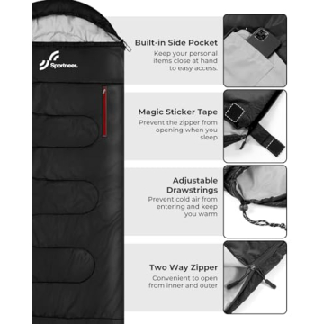 Sportneer Wearable Sleeping Bag for Adults & Kids